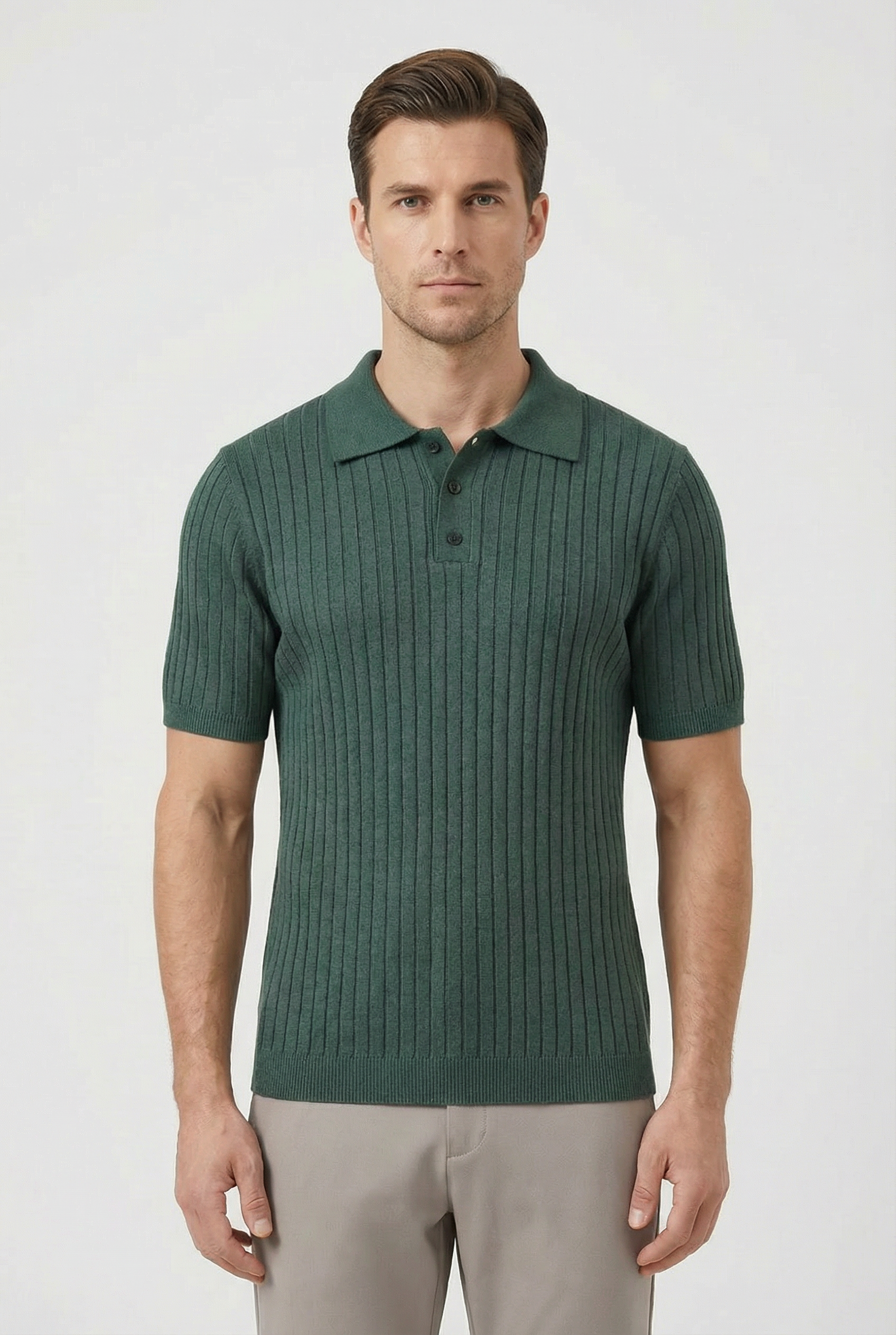 Men’s Short Sleeve Polo Shirt in Cotton