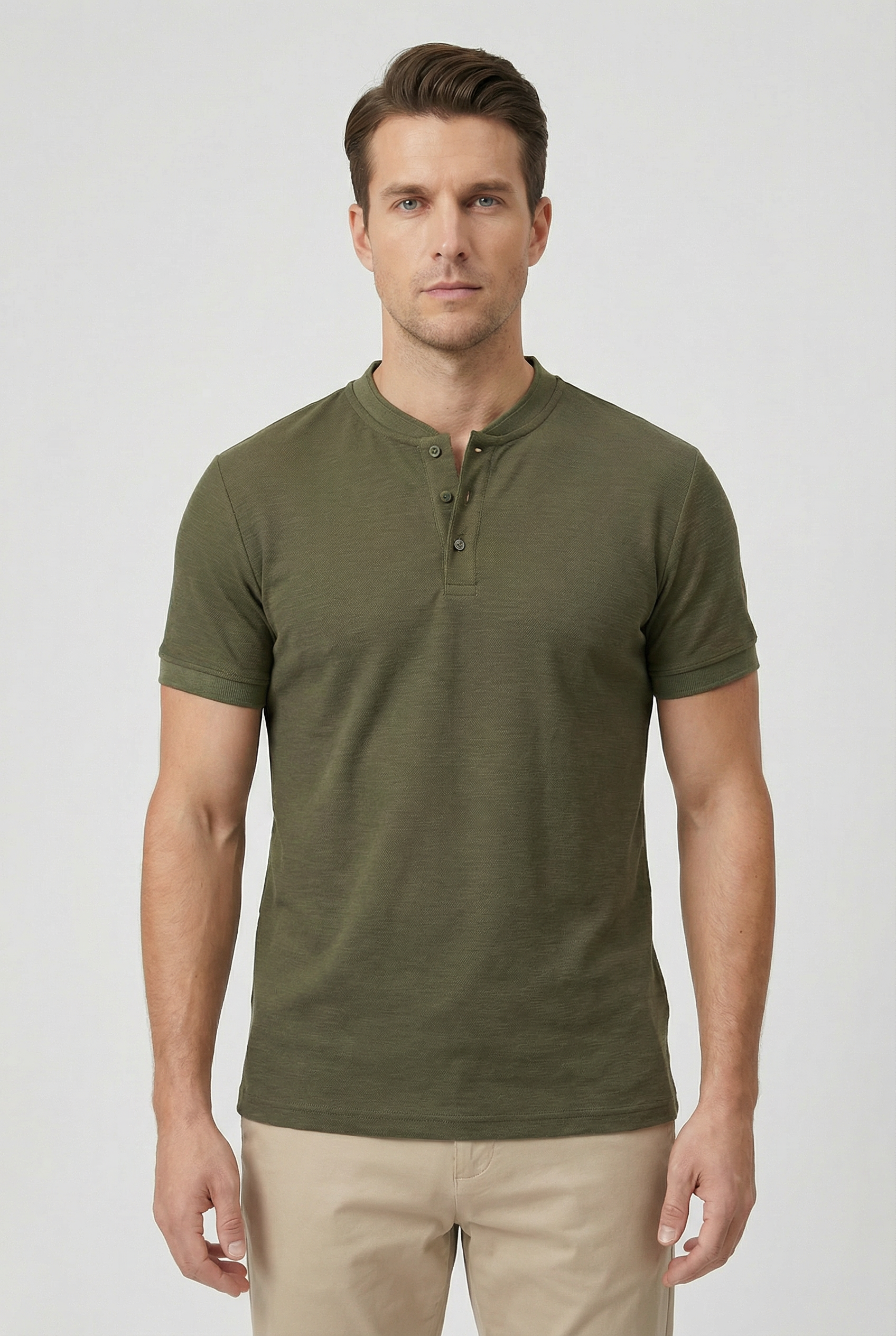 Men’s Short Sleeve Polo Shirt in Cotton