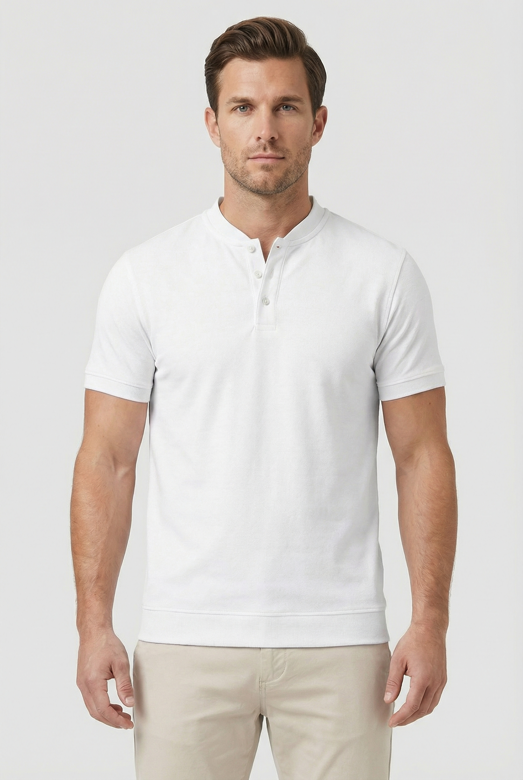 Men’s Short Sleeve Polo Shirt in Cotton