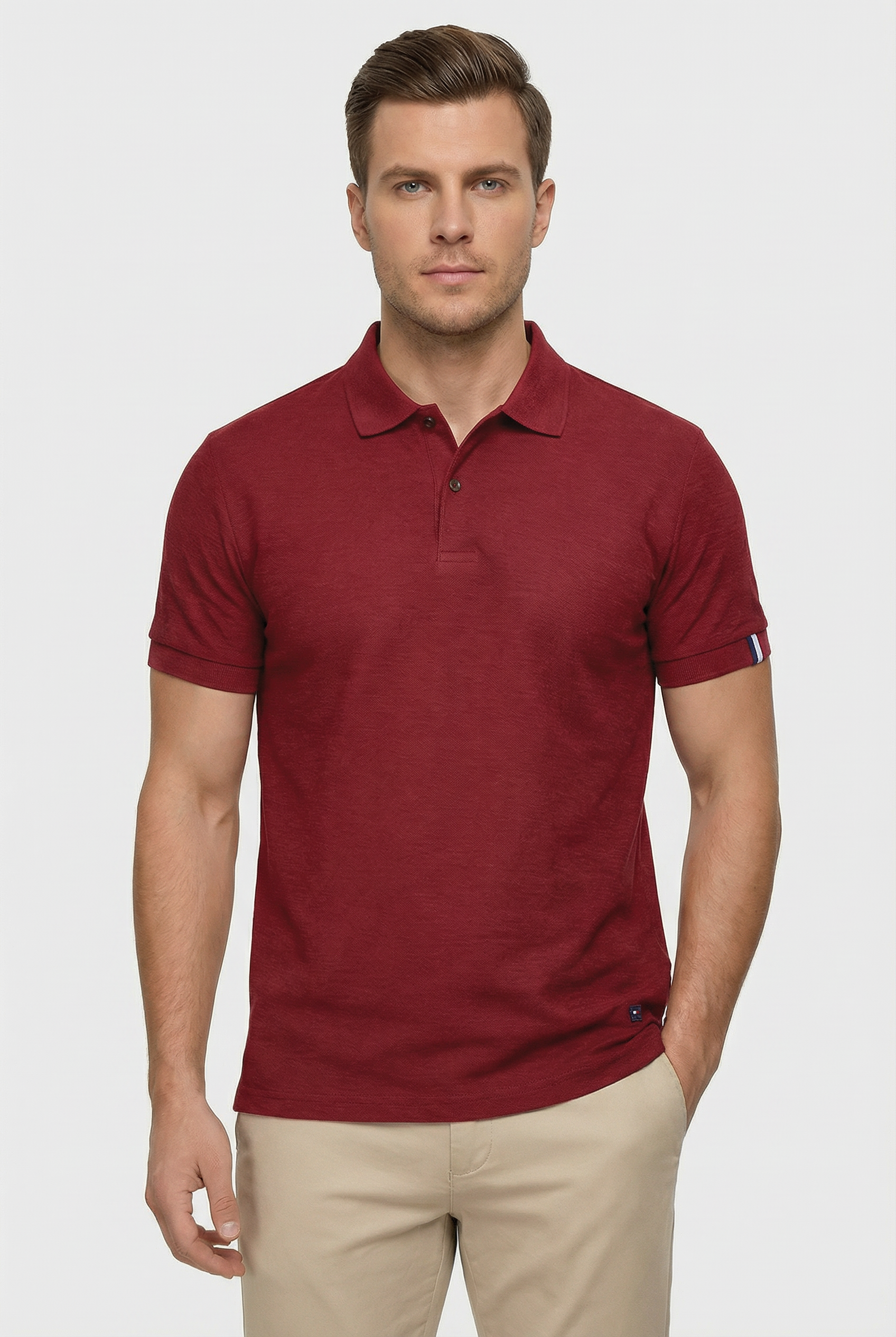Men’s Short Sleeve Polo Shirt in Cotton